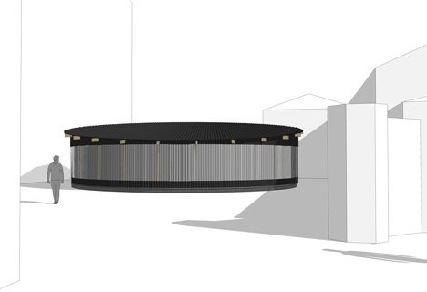 David Adjaye and Doug Aitken, Pavilion for Tate Liverpool, tecnne