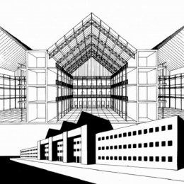 Aldo Rossi, Palazzo della Regione Trieste, tecnne