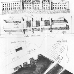 Aldo Rossi, Palazzo della Regione Trieste, tecnne