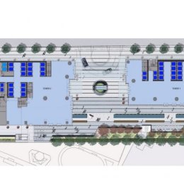 Arquitectonica, Landmark East Office, tecnne