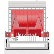 Auditorio L’Aquila, Renzo Piano, tecnne