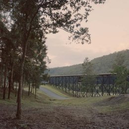 Kerstin Thompson, Bundanon Art Museum & Bridge, Tecnne Kerstin Thompson, Bundanon Art Museum & Bridge, Tecnne