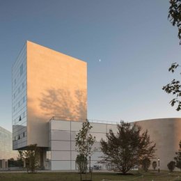 Steven Holl, Lewis Arts Complex, tecnne