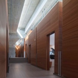 Steven Holl, Lewis Arts Complex, tecnne