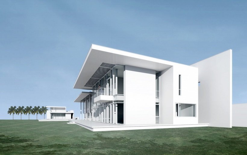 Richard Meier, Southern Florida House, tecnne