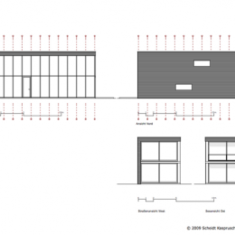 Scheidt Kasprusch, Minimum House, tecnne