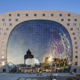 MVRDV, Markthal Rotterdam, tecnne