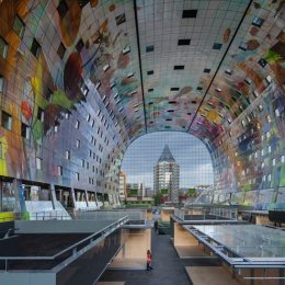 MVRDV, Markthal Rotterdam, tecnne