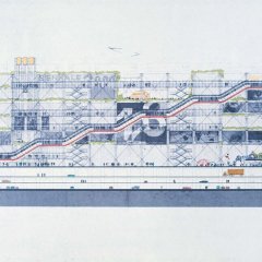 Renzo Piano, Richard Rogers, Centro Pompidou, tecnne
