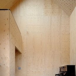 Haworth Tompkins, Dovecote Studio, tecnne