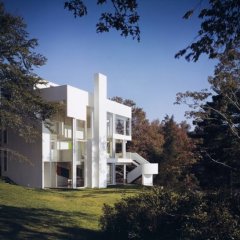 Richard Meier, Smith House, tecnne
