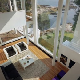 Richard Meier, Smith House, tecnne