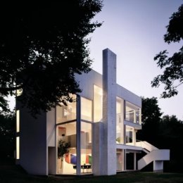 Richard Meier, Smith House, tecnne