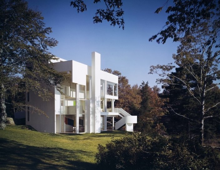 Richard Meier, Smith House, tecnne