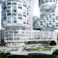 Asymptote Architects, Velo Towers, tecnne