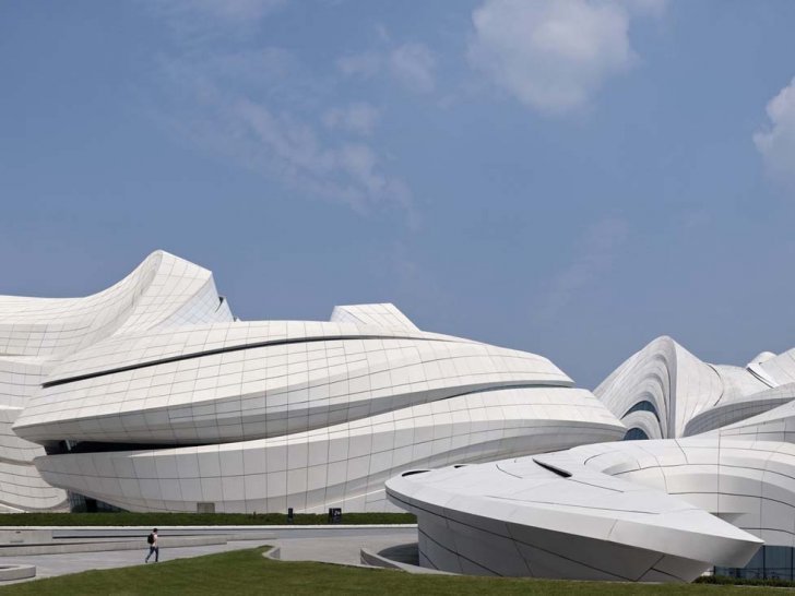 Zaha Hadid, Changsha Meixihu International Culture and Art Centre, tecnne