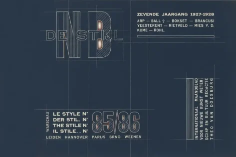 De Stijl manifiesto 1 portada