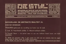 De Stijl prefacio 1917