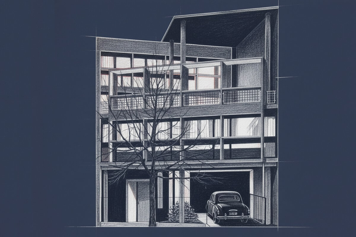 Casa Curutchet en la década de