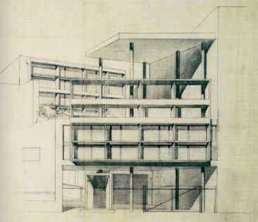 Casa Curutchet ©FLC ELEVACION DE CALLE