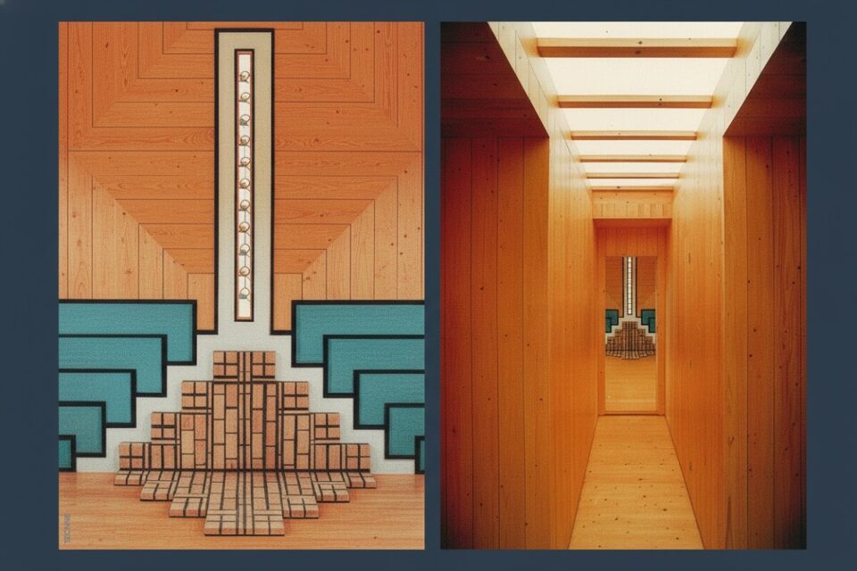 Johannes Oud, Oficina del Director Barrio Oud Mathenesse vista del interior