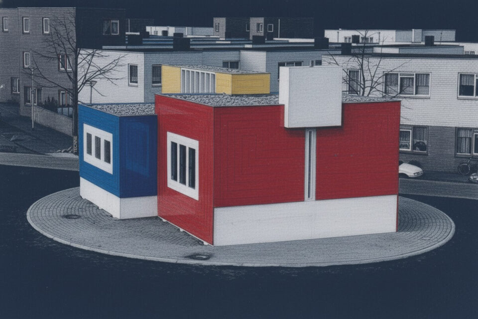 Johannes Oud, Oficina del Director Barrio Oud Mathenesse vista lateral