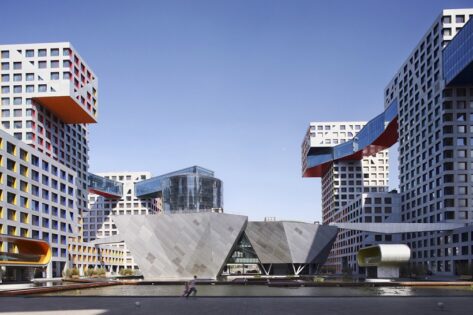 Steven Holl, Linked Hybrid Complex Beijing, tecnne