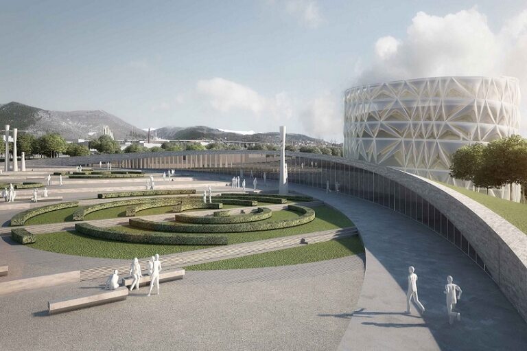 Modostudio, Concurso Piazza d’Armi en l’aquila, tecnne.