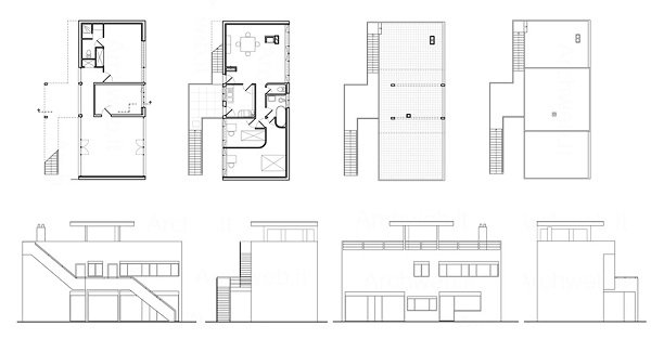 Le Corbusier Casas Citrohan tecnne