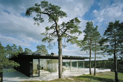 John Robert Nilsson, Villa Överby in Värmdö, tecnne