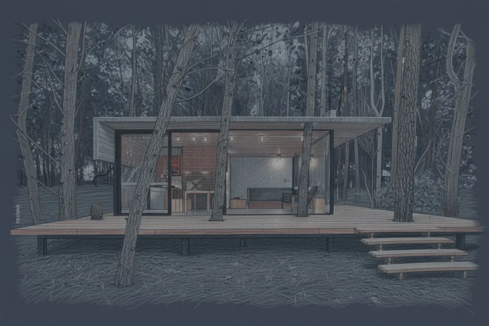 BAK Arquitectos, Casa en Mar Azul, vista frontal