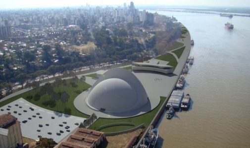 Oscar Niemeyer, Puerto de la música de Rosario, tecnne