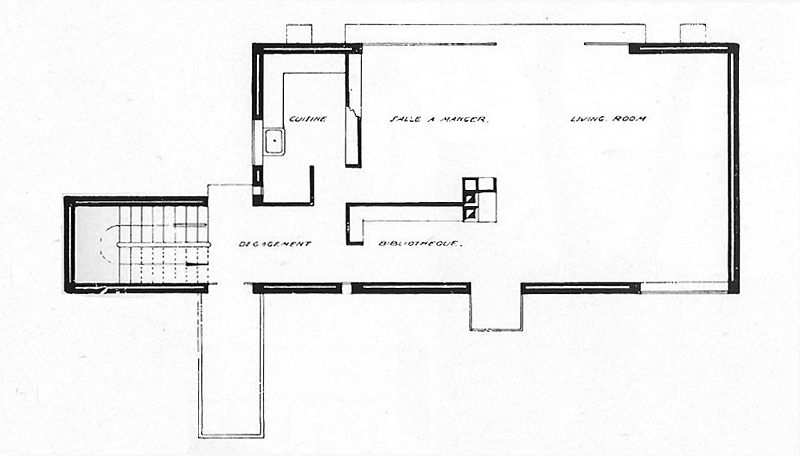 Le Corbusier Villa Besnus, tecnne ©FLC