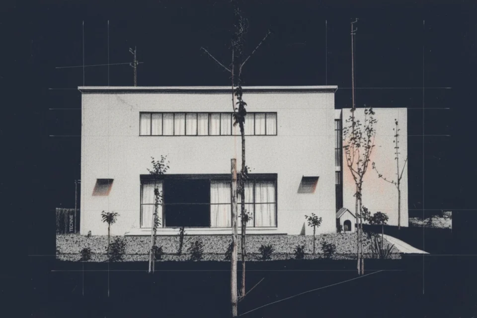 Villa Besnus vista desde el jardín