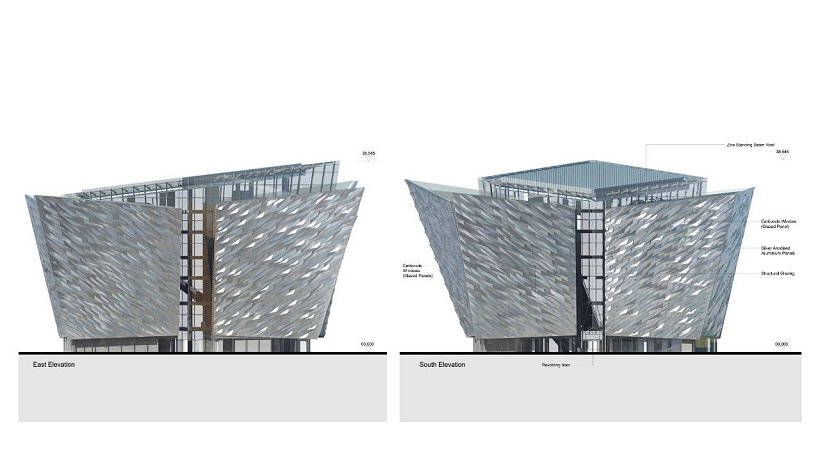 CivicArts & Todd Architects, Museo del Titanic, tecnne 
