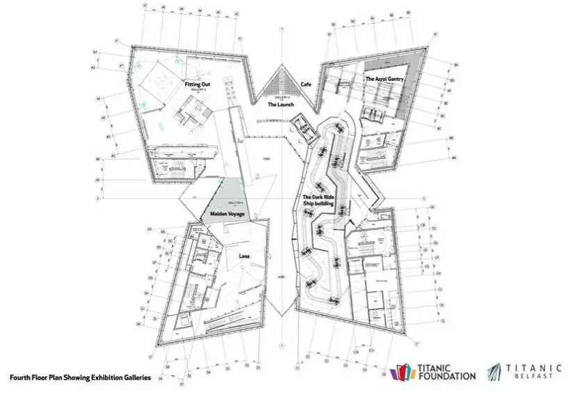 Museo del Titanic, CivicArts & Todd Architects, tecnne planta