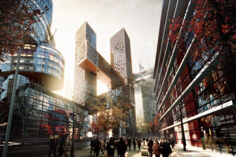 Bjarke Ingels Group, Cross Tower, tecnne