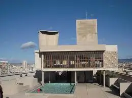 Intervencion en la unidad habitación Marsella volumen de terraza