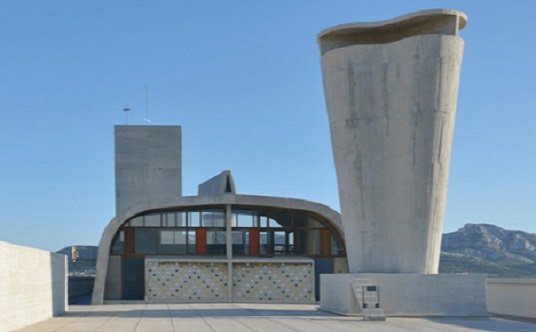 Le Corbusier, Unidad de Habitación de Marsella, tecnne