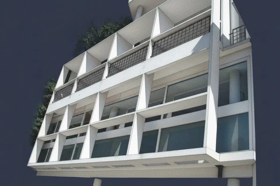 Casa Curutchet fachada tres melodias