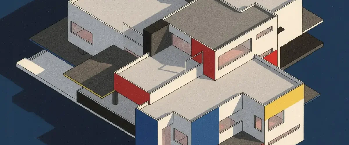 Van Doesburg, Hacia una arquitectura plástica, maqueta