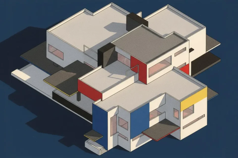 Van Doesburg, Hacia una arquitectura plástica, maqueta