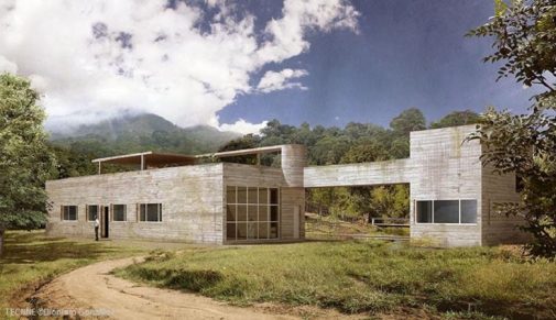 Le Corbusier, Villa en Rambouillet, tecnne ©Dionisio Gonzalez