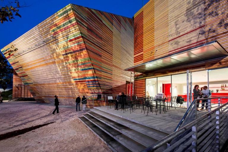 Renzo Piano, Auditorium del Parco, L'Aquila, tecnne