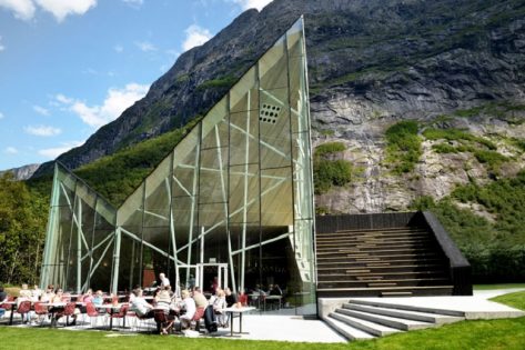 Reiulf Ramstad, Troll Wall Restaurant, ©Reiulf Ramstad Arkitekter