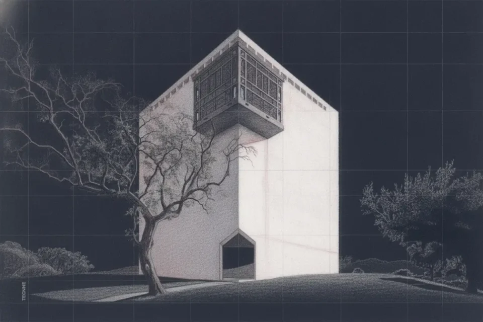 Emilio Ambasz, Casa de Retiro Córdoba, fachada
