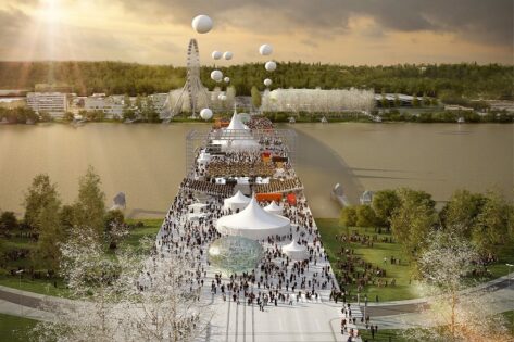 OMA, Pont Jean-Jacques Bosc, tecnne