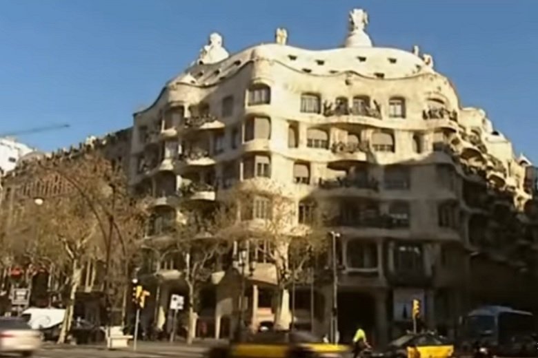 Antoni Gaudi, casa Mila Barcelona