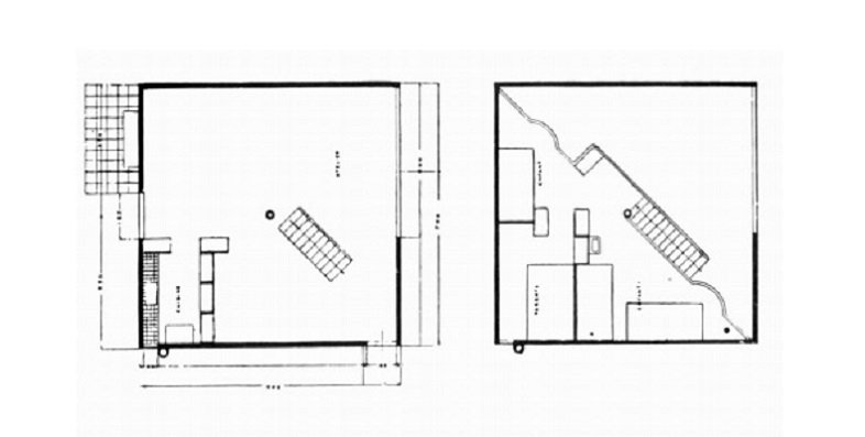 Le Corbusier, casa en serie para artesanos, Tecnne