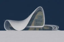 Zaha Hadid, Centro Heydar Aliyev vista principal